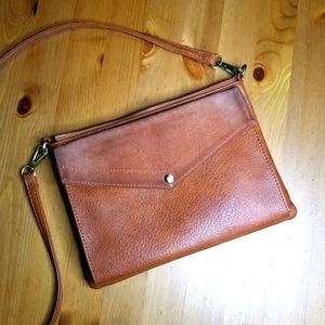 Leather Compact Crossbody Bag!